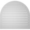 Ekena Millwork Round Top Surface Mount PVC Gable Vent: Functional, w/ 2"W x 2"P Brickmould Sill Frame, 34"W x 32"H GVPRT34X3203SF - alternate 3